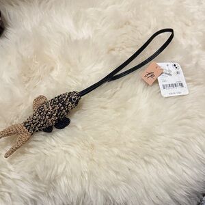 Free people  Fish-Shaped Crochet Keychain